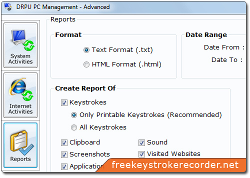 Advance Keystoke Recorder